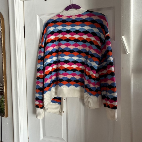 Talbots Multicolor Striped Cardigan - Picture 3 of 4